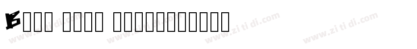 Bang bang regular字体转换
